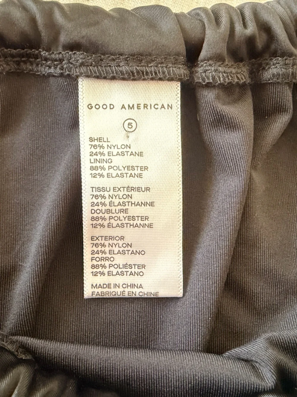 Good American Shine Stretch-satin bikini bottoms 2XL - Picture 6 of 6